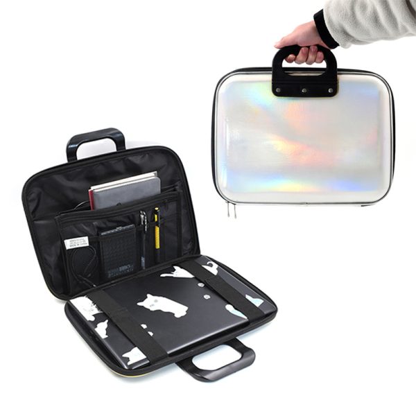 White Portable Customized Carry Case for Laptap